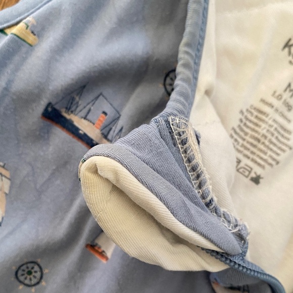 Kyte Baby Vintage Boats Blue Nautical Boats Sleep Sack size M 1.0 tog - Picture 4 of 7